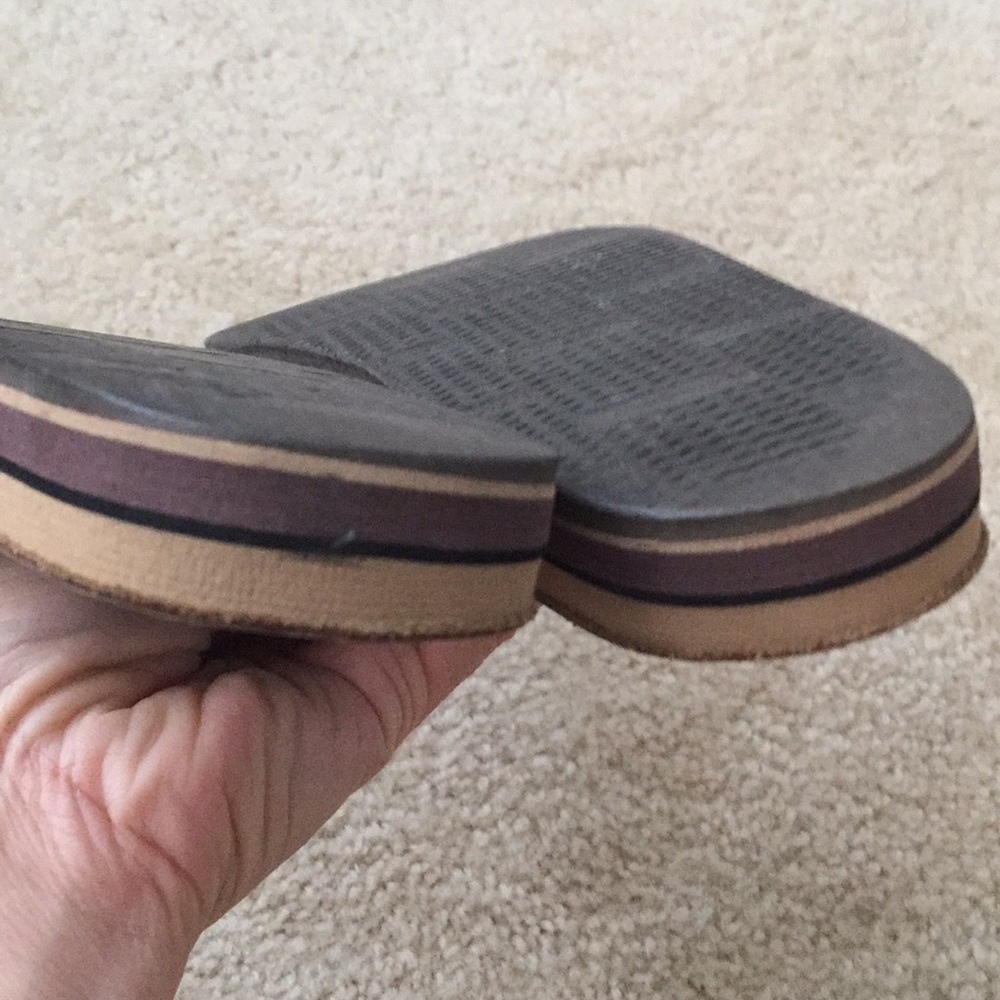 Premier Leather Double Layer Rainbow Sandals. - image 5